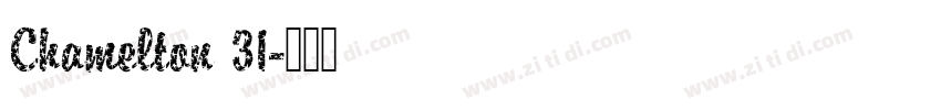 Chamelton 31字体转换